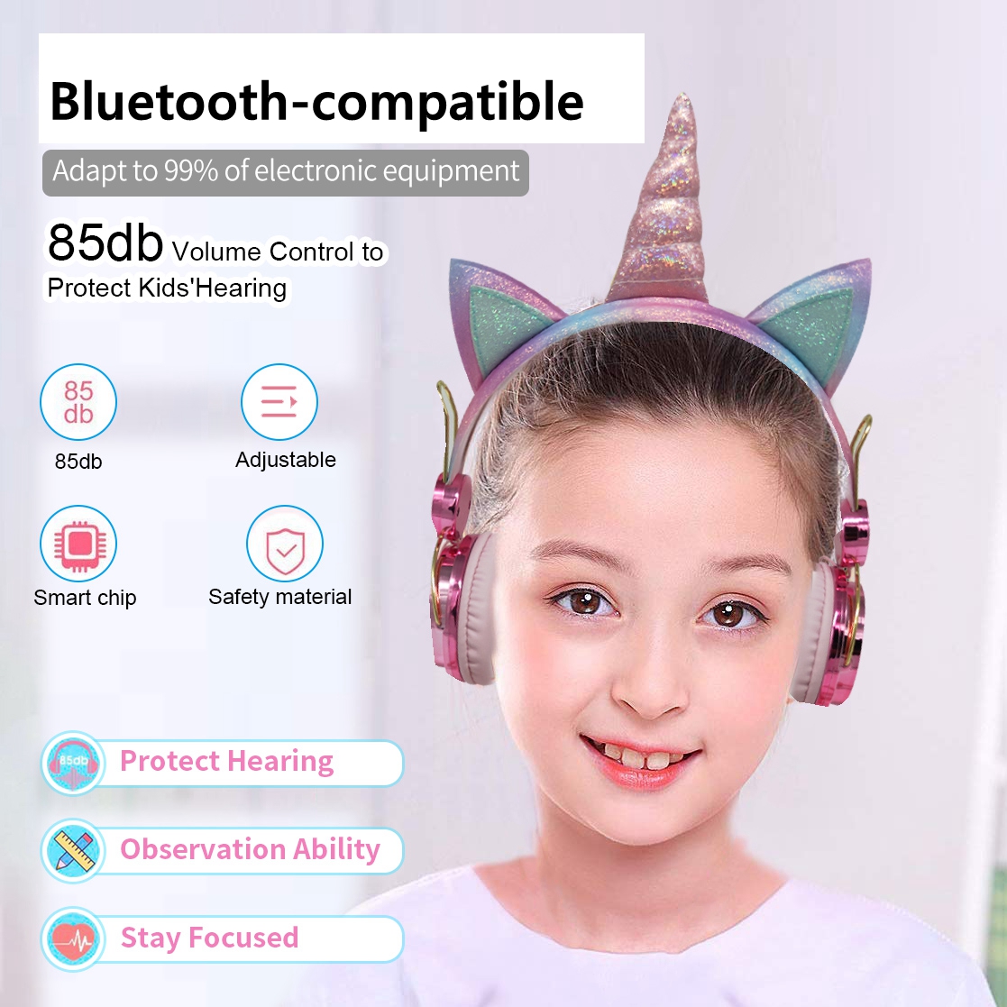 Cute Unicorn Wireless Earphone - Audiophile Headphone Wired 评论和价格