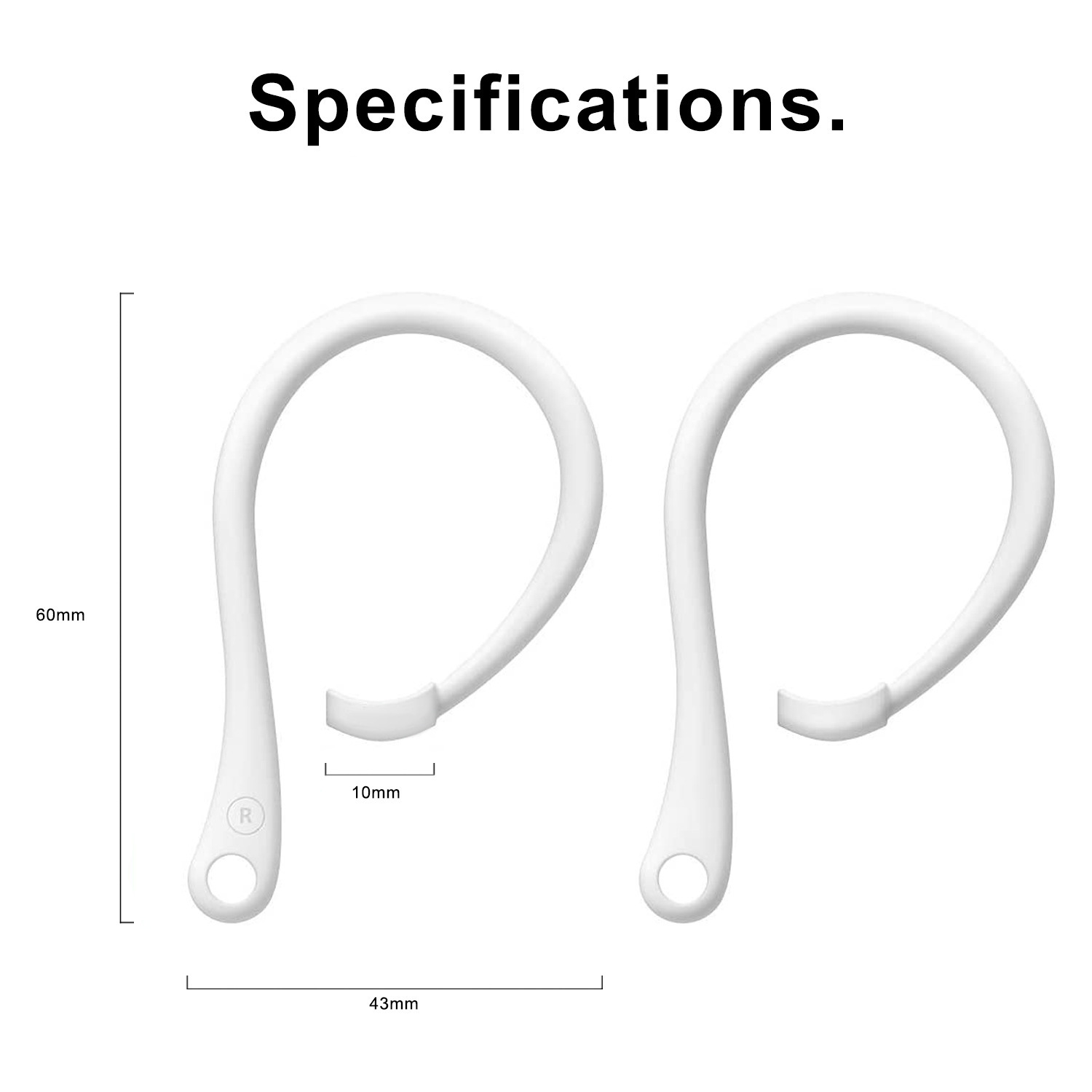 1 Pairs Anti-lost Earhooks for - Sports Earphone Hook 评论和价格