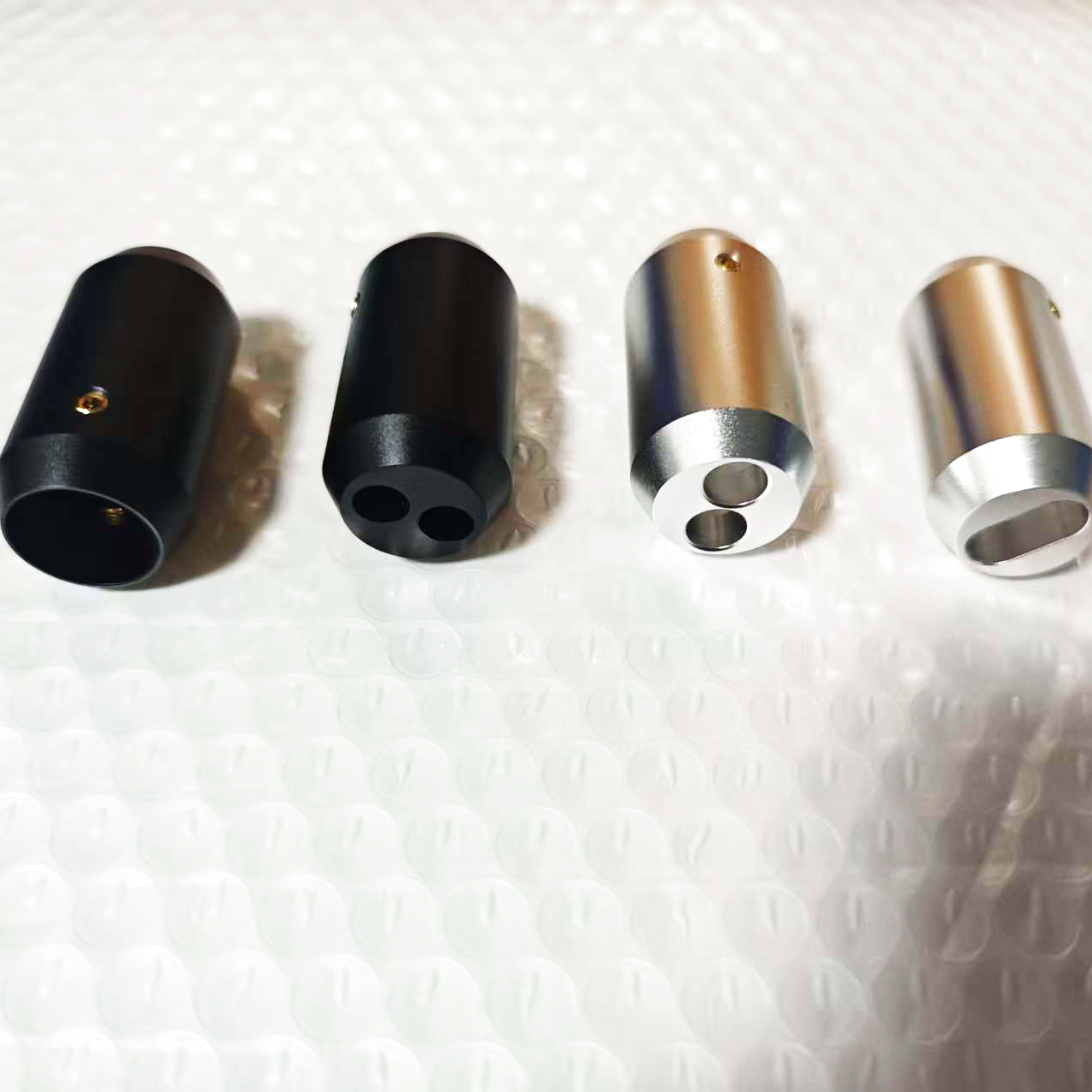 4Pcs Aluminum Bi-Wire Speaker  - Audio Splitter Y 评论和价格