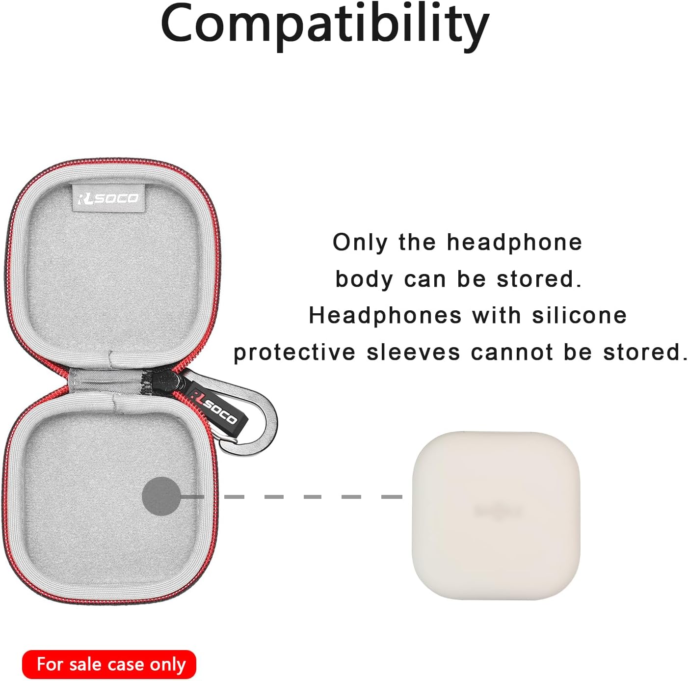 RLSOCO Hard Case for SHOKZ NEW - Headphone Case Hard 评论和价格