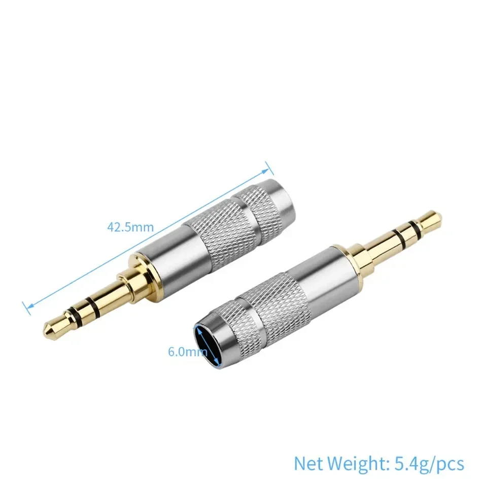 DIY 3.5mm Jacks Audio Plug 3 4 - Cable Extension 3.5 评论和价格