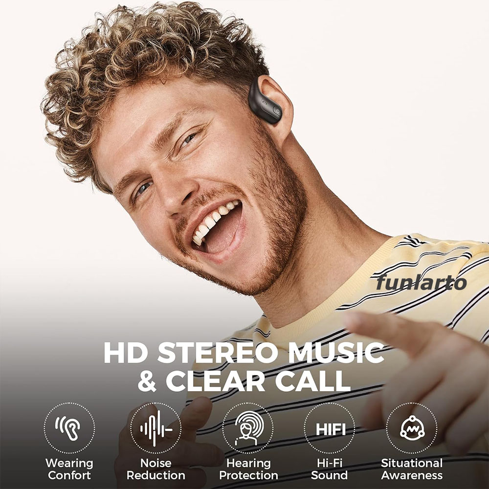 Open-Ear Wireless Running Head - Sports Earphone Hook 评论和价格