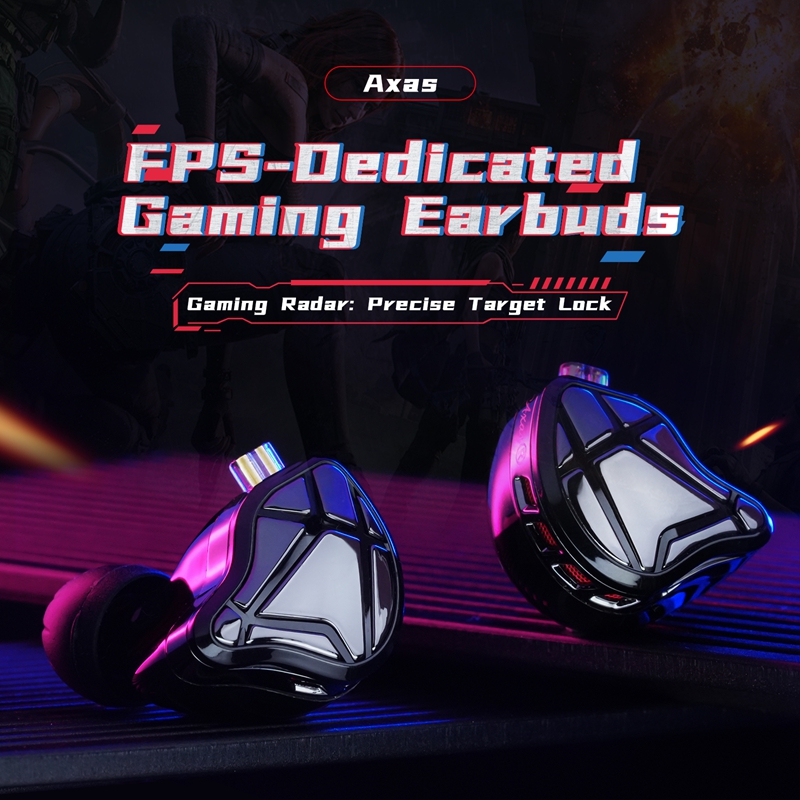  KZ Axas FPS Gaming IEM Headp - Audiophile Headphone Wired 评论和价格
